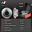 APBRPS659 Front Drilled Rotors & Ceramic Brake Pads
