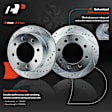 APBRPS659 Front Drilled Rotors & Ceramic Brake Pads