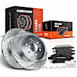 APBRPS667 Rear Drilled Rotors & Ceramic Brake Pads
