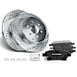 APBRPS667 Rear Drilled Rotors & Ceramic Brake Pads