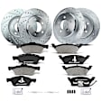APBRPS671 Front & Rear Drilled Rotors & Ceramic Brake Pads