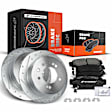 APBRPS673 Rear Drilled Rotors & Ceramic Brake Pads