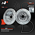 APBRPS680 Rear Drilled Rotors & Ceramic Brake Pads