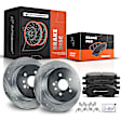 APBRPS681 Rear Drilled Rotors & Ceramic Brake Pads