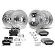 APBRPS682 Front & Rear Drilled Rotors & Ceramic Brake Pads