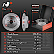 APBRPS682 Front & Rear Drilled Rotors & Ceramic Brake Pads