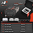 APBRPS682 Front & Rear Drilled Rotors & Ceramic Brake Pads