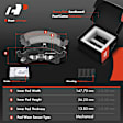 APBRPS688 Front Drilled Rotors & Ceramic Brake Pads