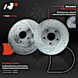 APBRPS688 Front Drilled Rotors & Ceramic Brake Pads