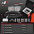 APBRPS699 Front & Rear Drilled Rotors & Ceramic Brake Pads
