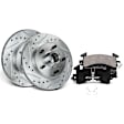 APBRPS809PG Front Drilled Rotors & Ceramic Brake Pads