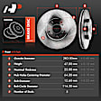 APBRR008 Front Disc Brake Rotors