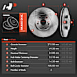 APBRR009 Front Disc Brake Rotors