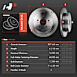 APBRR027 Rear Disc Brake Rotors