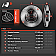 APBRR056 Front Disc Brake Rotors