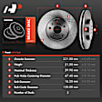 APBRR155 Front Disc Brake Rotors
