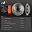APBRR214 Rear Disc Brake Rotors