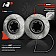 2002 Nissan Pathfinder SE 6 Cyl 3.5L - Front Brake Disc, Plain Surface, Vented, Front Left and Right, Driver and Passenger Side, It Fits the Model Built After 12/98, 3.5L 6Cyl