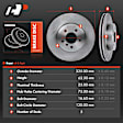 APBRR324PG Front Disc Brake Rotors