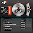 APBRR327PG Front Disc Brake Rotors