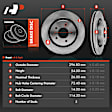 APBRR495 Front Disc Brake Rotors