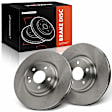 APBRR592 2 Pcs Front Disc Brake Rotors