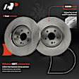 APBRR592 2 Pcs Front Disc Brake Rotors