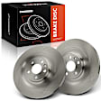 APBRR608 2 Pcs Rear Disc Brake Rotors