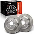 APBRR624 2 Pcs Rear Disc Brake Rotors