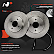 APBRR636 2 Pcs Front Disc Brake Rotors