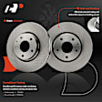 APBRR657 2 Pcs Front Disc Brake Rotors