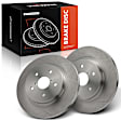 APBRR670 2 Pcs Rear Disc Brake Rotors
