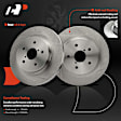 APBRR670 2 Pcs Rear Disc Brake Rotors