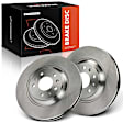 APBRR715 2 Pcs Front Disc Brake Rotors