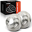 APBRR762 2 Pcs Rear Disc Brake Rotors