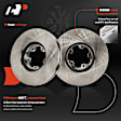 APBRR809 2 Pcs Front Disc Brake Rotors