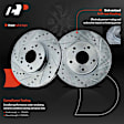 APBRS003 Front Drilled Brake Rotors