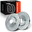 APBRS076 Front Drilled Brake Rotors