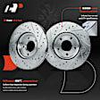 APBRS076 Front Drilled Brake Rotors