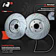 APBRS084 Front & Rear Drilled Brake Rotors