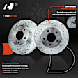 APBRS088 Front Drilled Brake Rotors