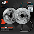 APBRS146 Rear Drilled Brake Rotors