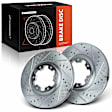 2002 Nissan Pathfinder SE 6 Cyl 3.5L - Front Brake Disc, Cross-Drilled, Vented, 3.5L 6Cyl