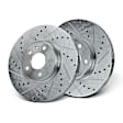 APBRS258PG Front Drilled Brake Rotors