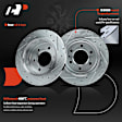 APBRS369 Rear Drilled Brake Rotors