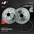 APBRS377 Rear Drilled Brake Rotors