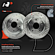 APBRS460 2 Pcs Rear Drilled Brake Rotors
