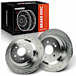 APBRS462 2 Pcs Rear Drilled Brake Rotors
