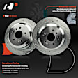 APBRS462 2 Pcs Rear Drilled Brake Rotors