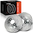 APBRS532 2 Pcs Front Drilled Brake Rotors